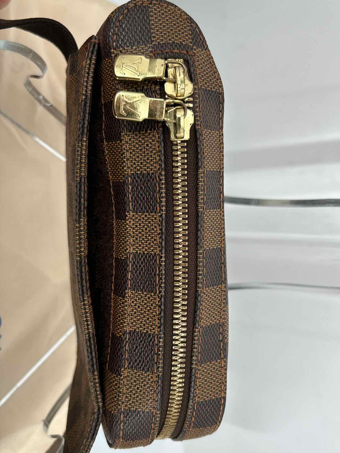 Louis Vuitton Damier Ebene Coated Canvas New LUXURY