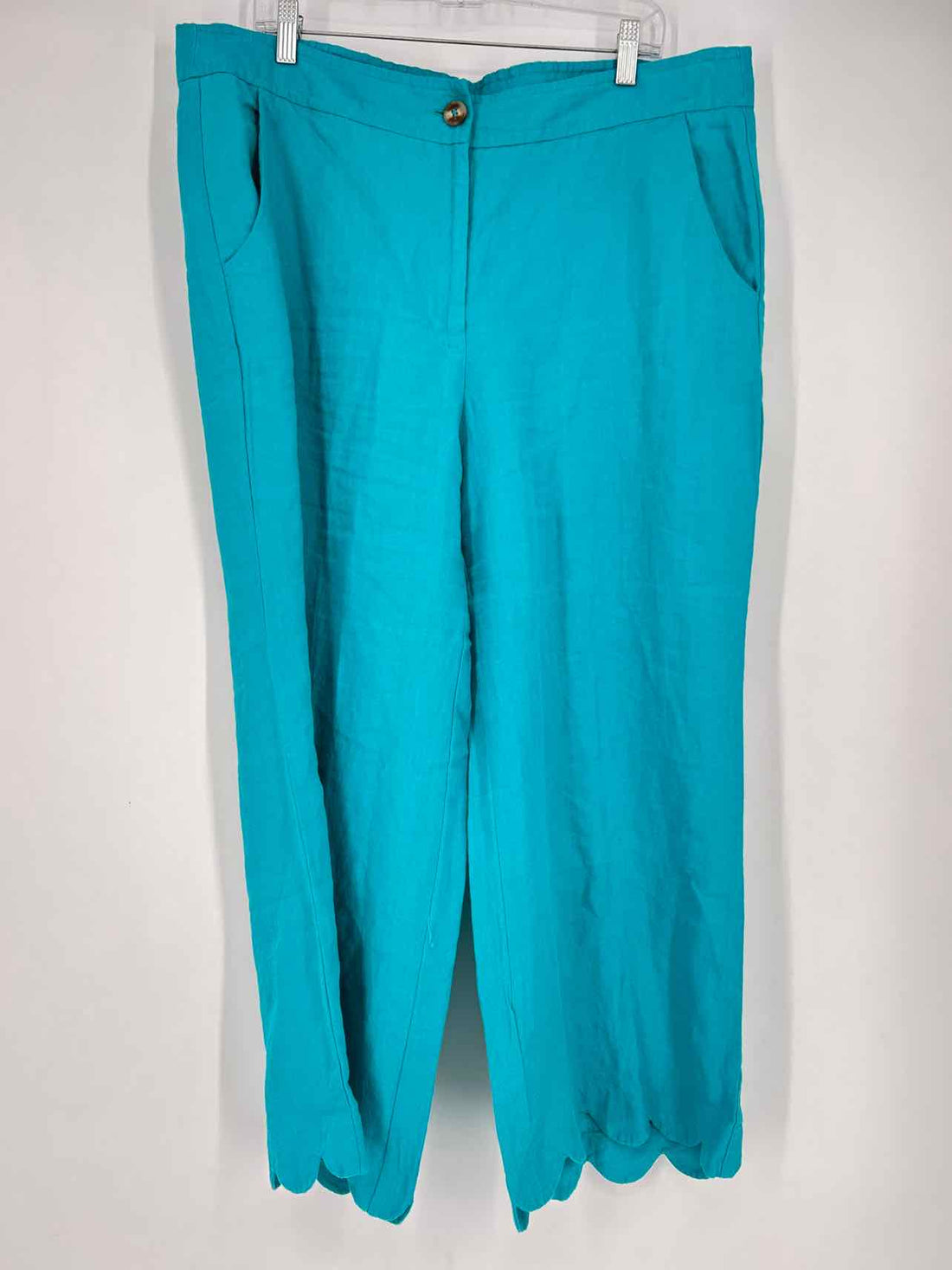 Chicos Size XL (3) Teal Pants