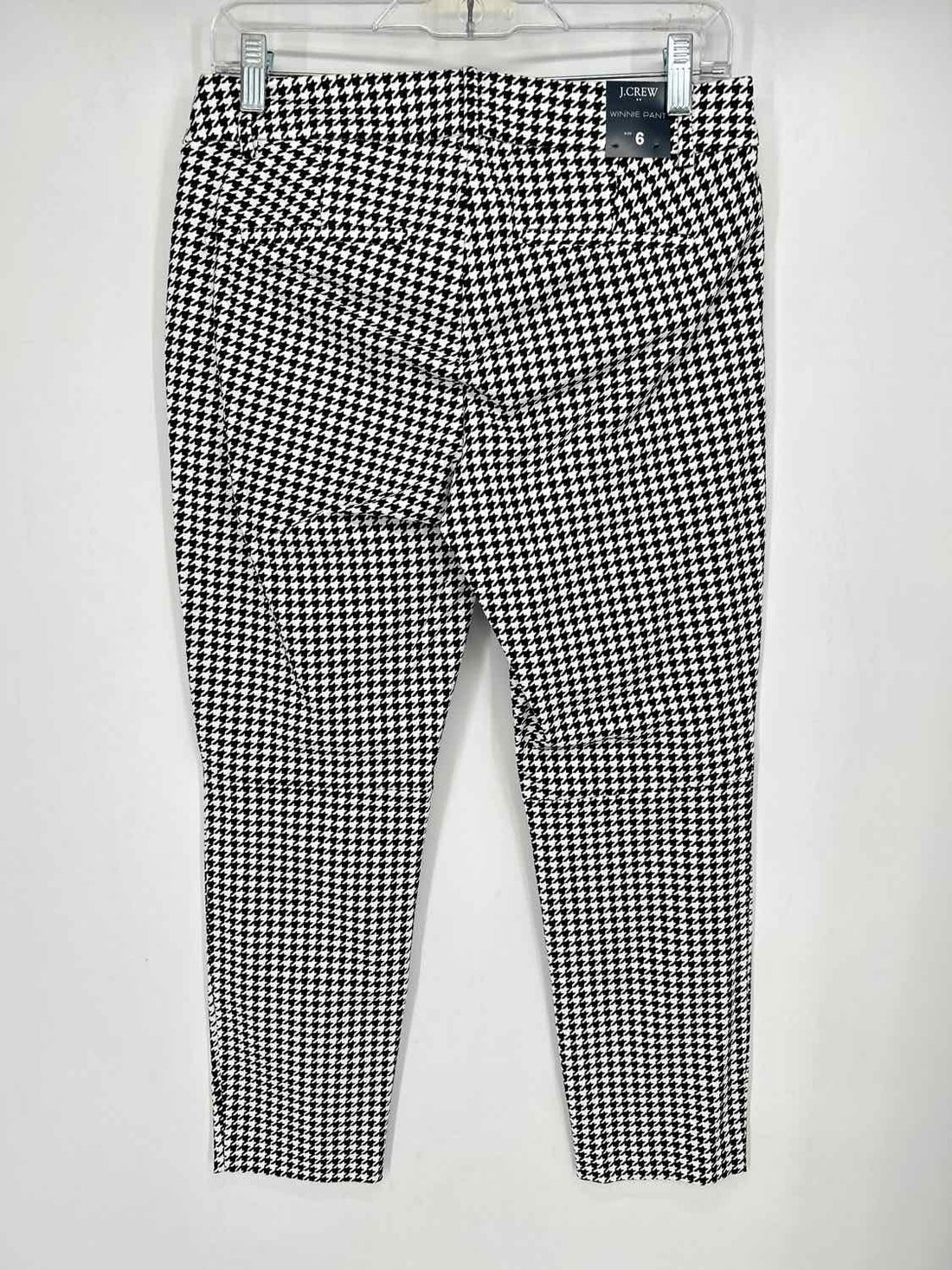 J Crew Size 6 Black & White Houndstooth NWT Pants