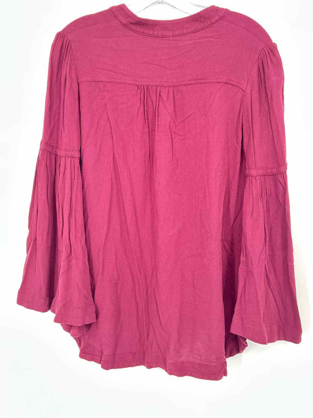 Free People Size XS Burgandy Long Sleeve