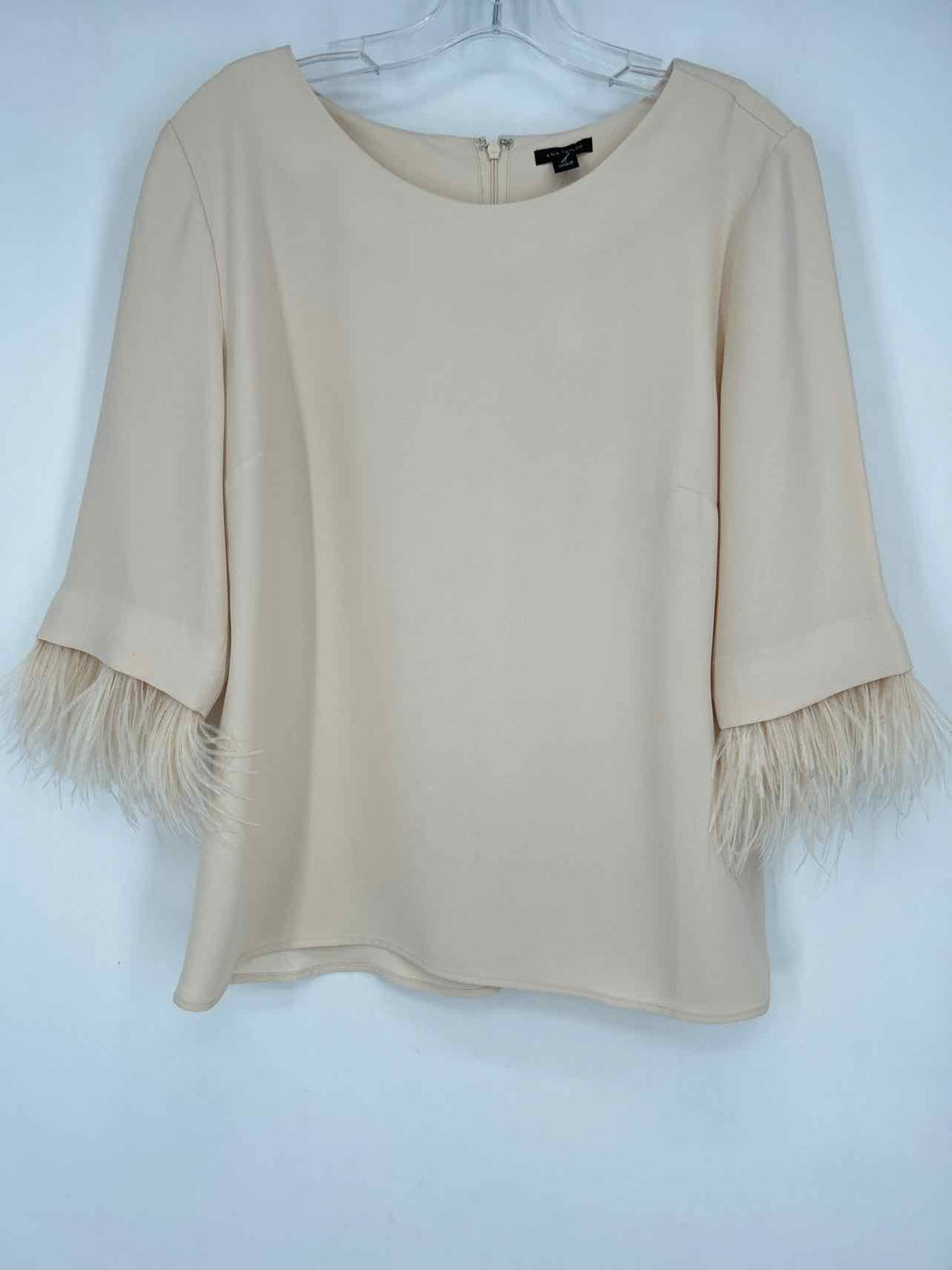 Ann Taylor Size 10 Cream Long Sleeve