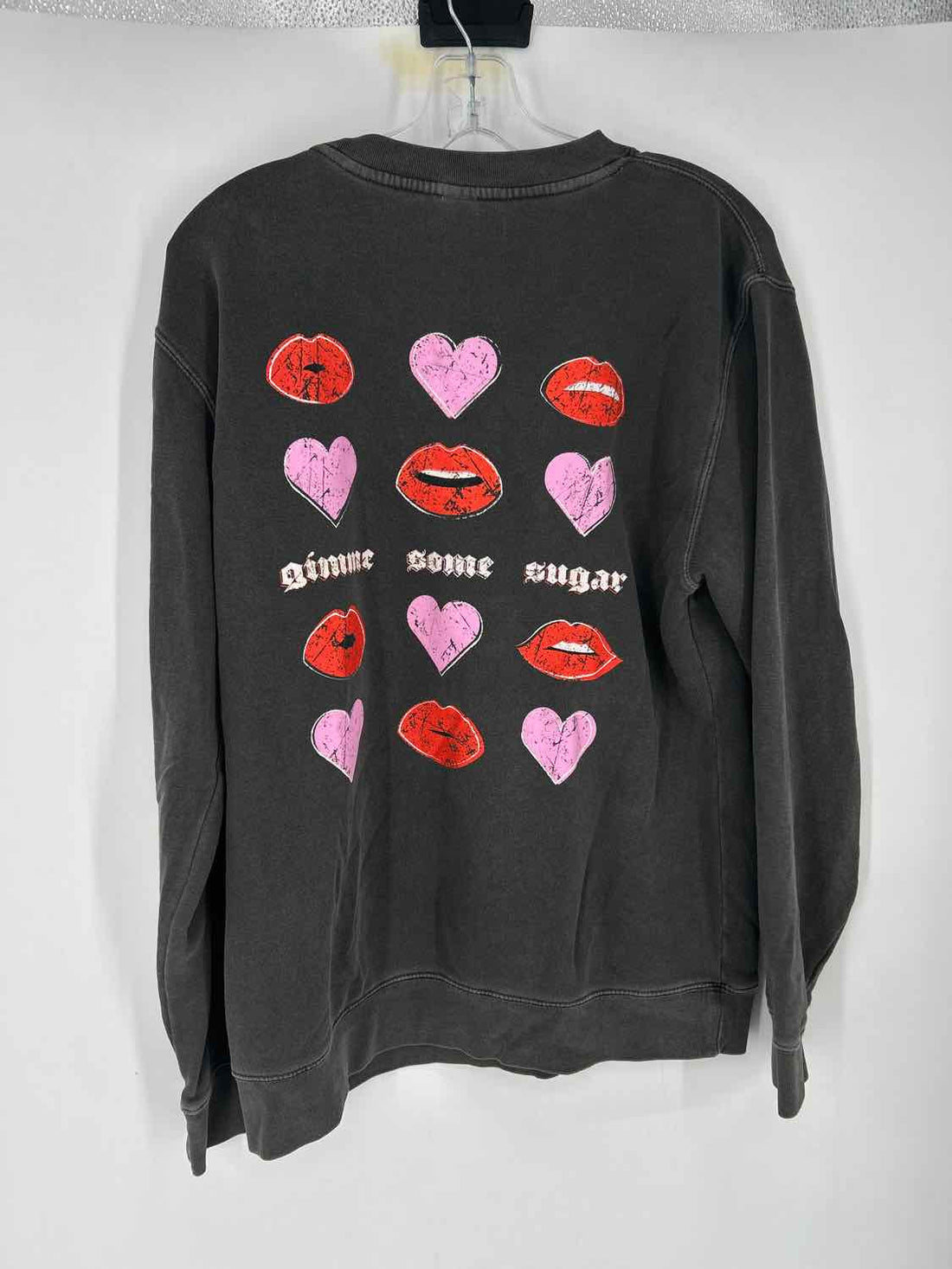Living Fully by Mallory Ervin Size M Gray Sweatshirt