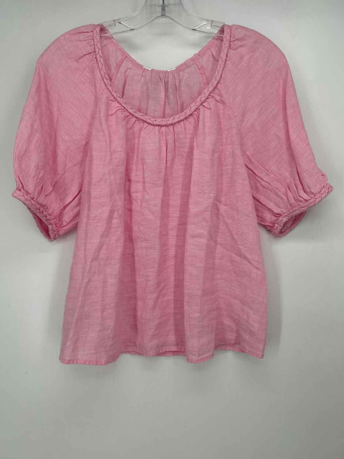 Lilly Pulitzer S Light Pink Linen Short Sleeve Lilly Pulitzer Top