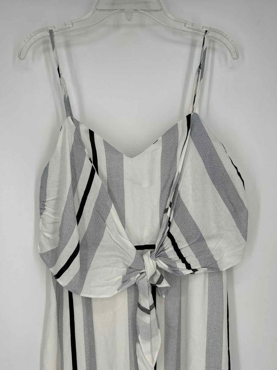 Lush Size M White Striped NWT Dress