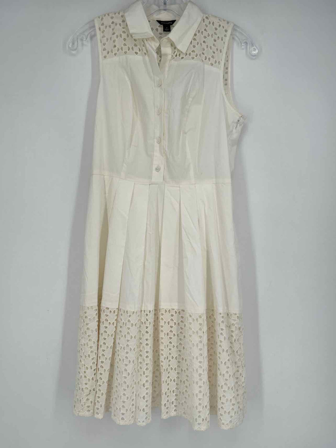 Ann Taylor Size 2 White Eyelet NWT Dress