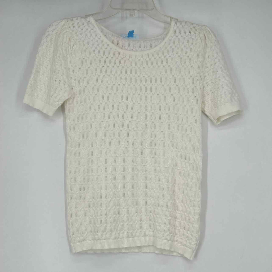Draper James RSVP Size XS White Knit Short Sleeve