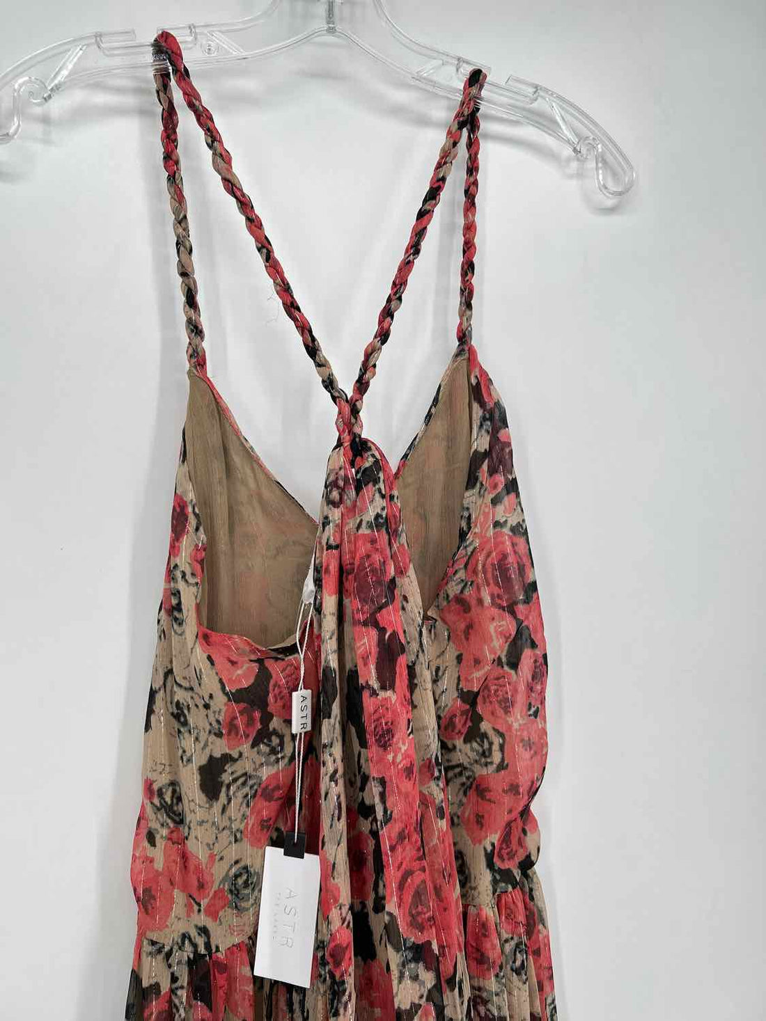 ASTR Size XS Tan Print NWT Maxi