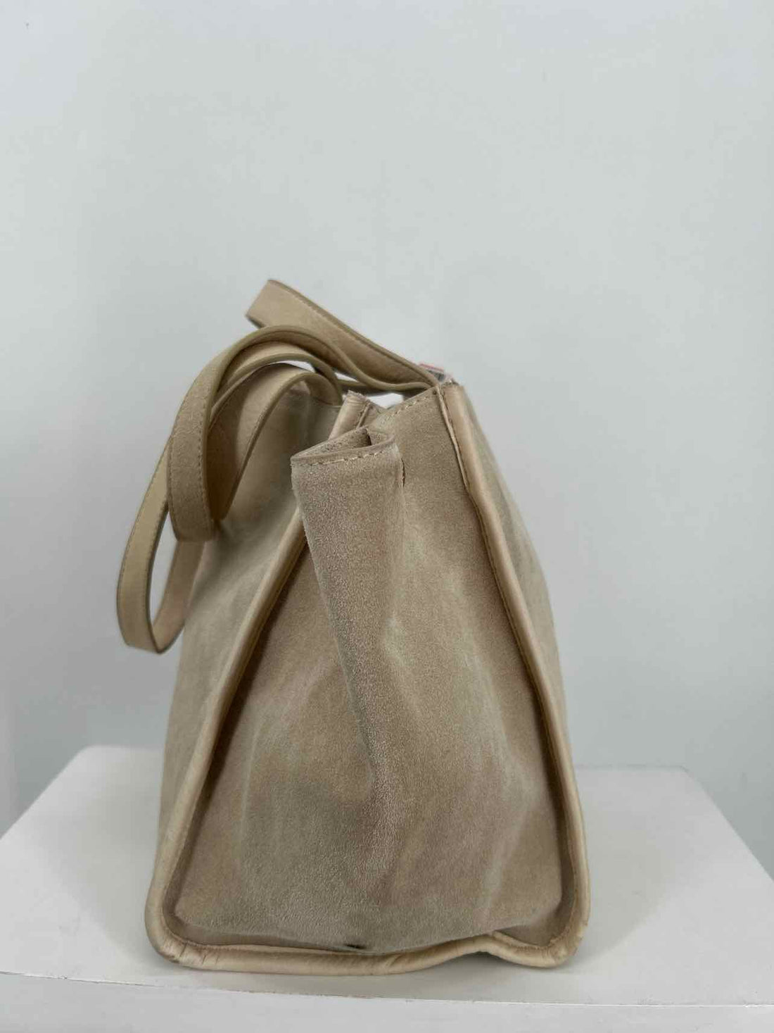 Margot Tan Genuine Suede Good Tote