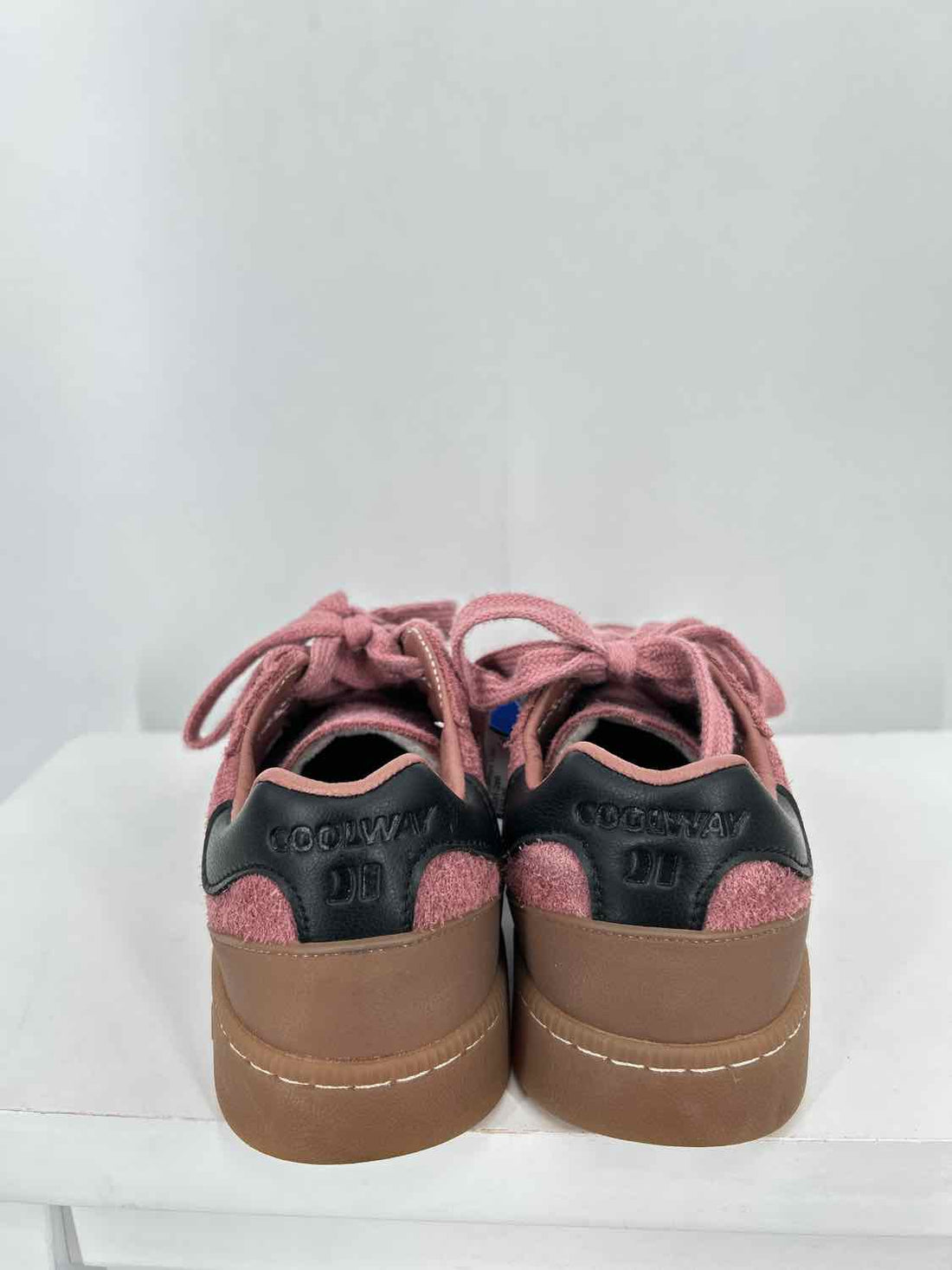 Coolway Women Size 8 Rose Suede Sneakers