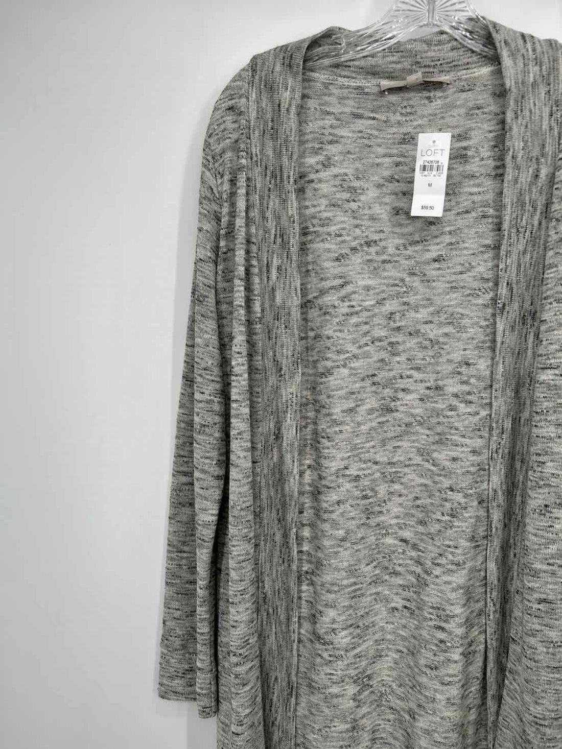 Loft Size M Gray NWT Cardigan