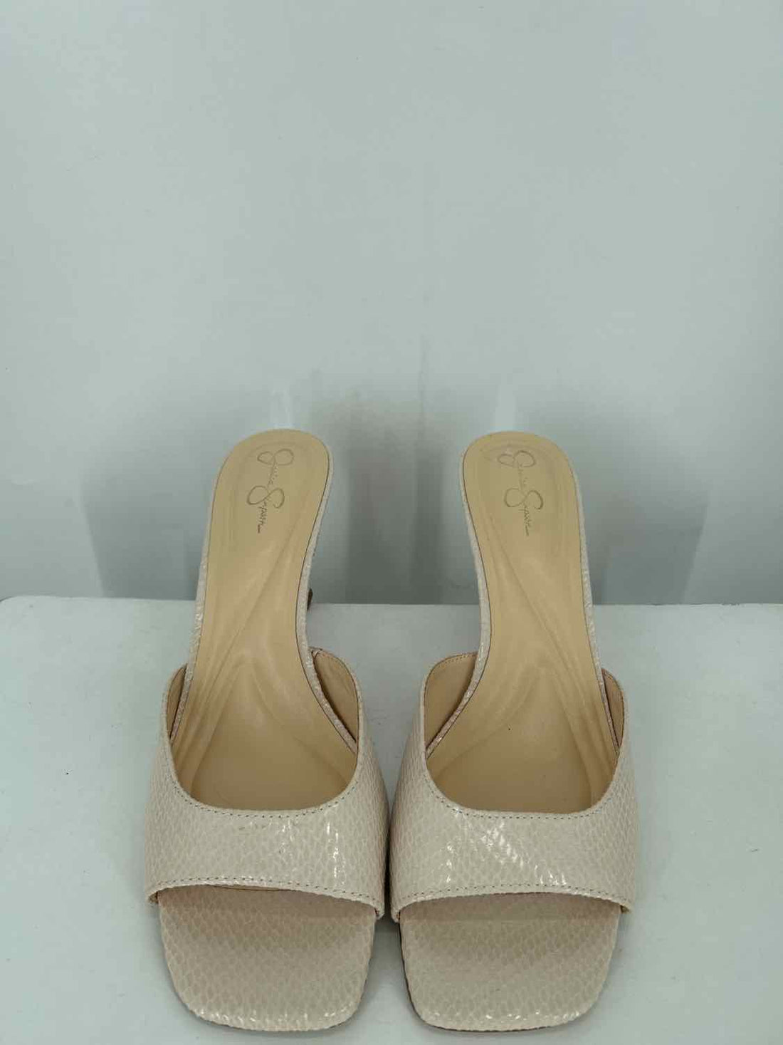Jessica Simpson Women Size 10 Beige snake Heels