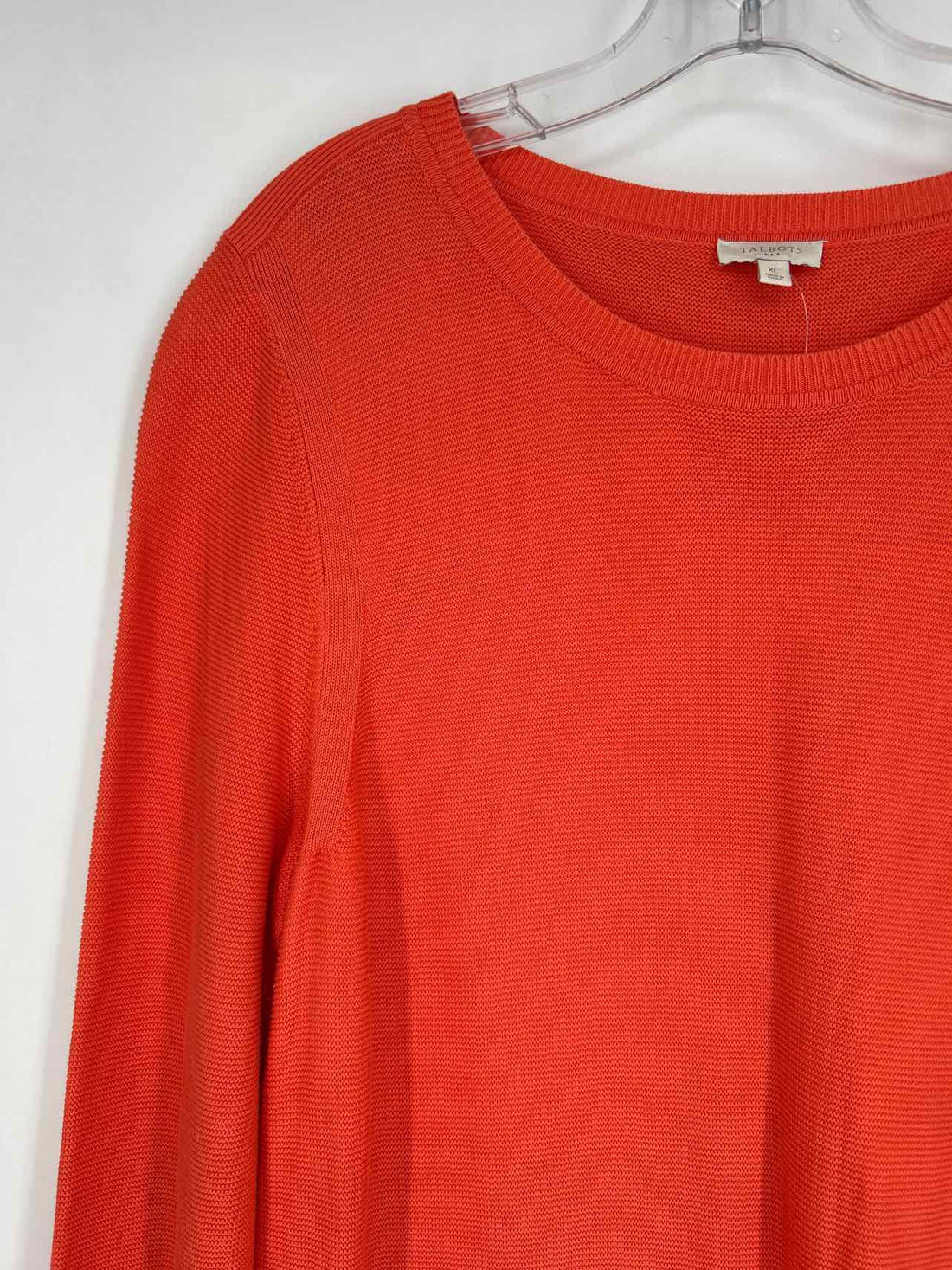 Talbots Size XL Orange Long Sleeve