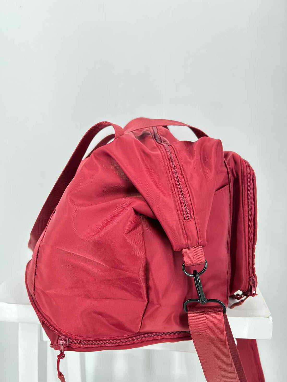 the foldie Red Nylon NWT Duffel