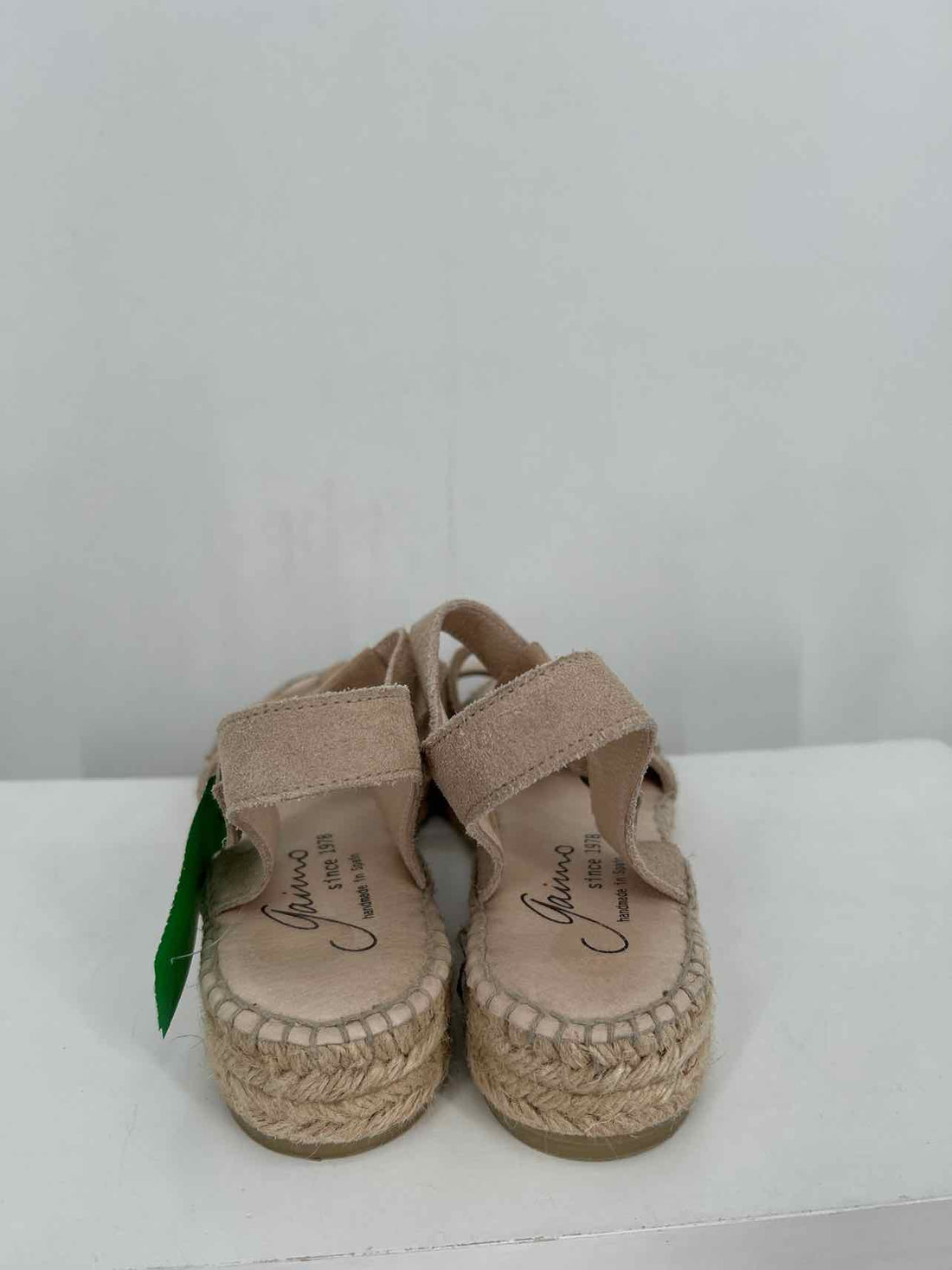 Gaimo Women Size 40 (9-9.5) Beige Espadrilles Sandals