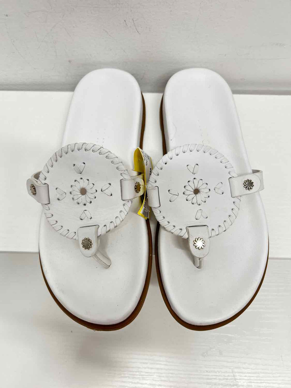Jack Rogers Women Size 6.5 White Sandals