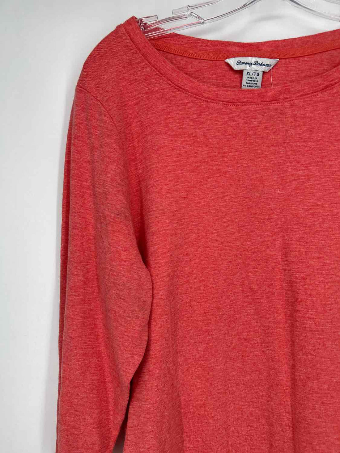 Tommy Bahama Size XL Coral Long Sleeve a