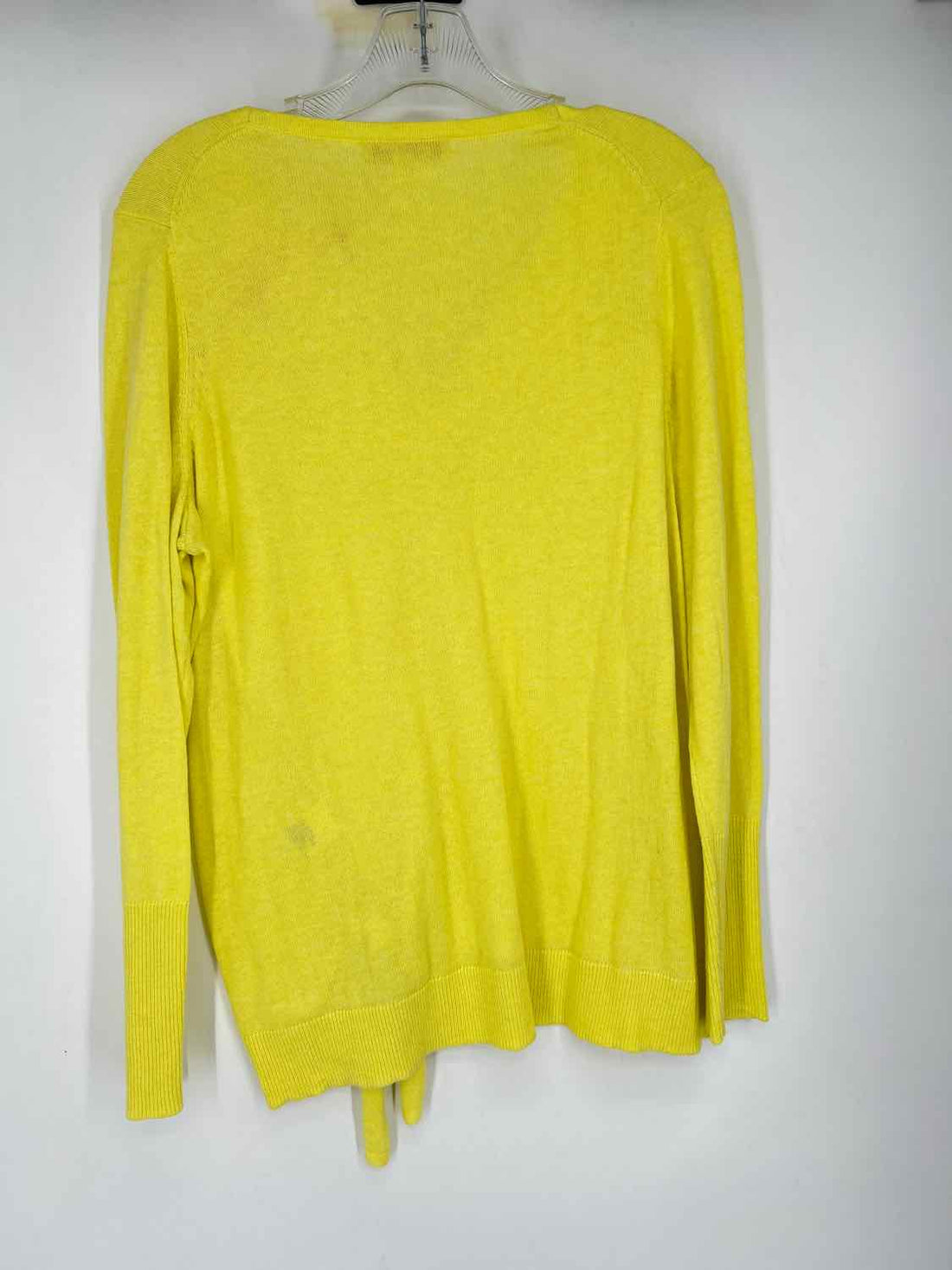 Etcetera Size L Yellow Cotton/Cashmere Long Sleeve