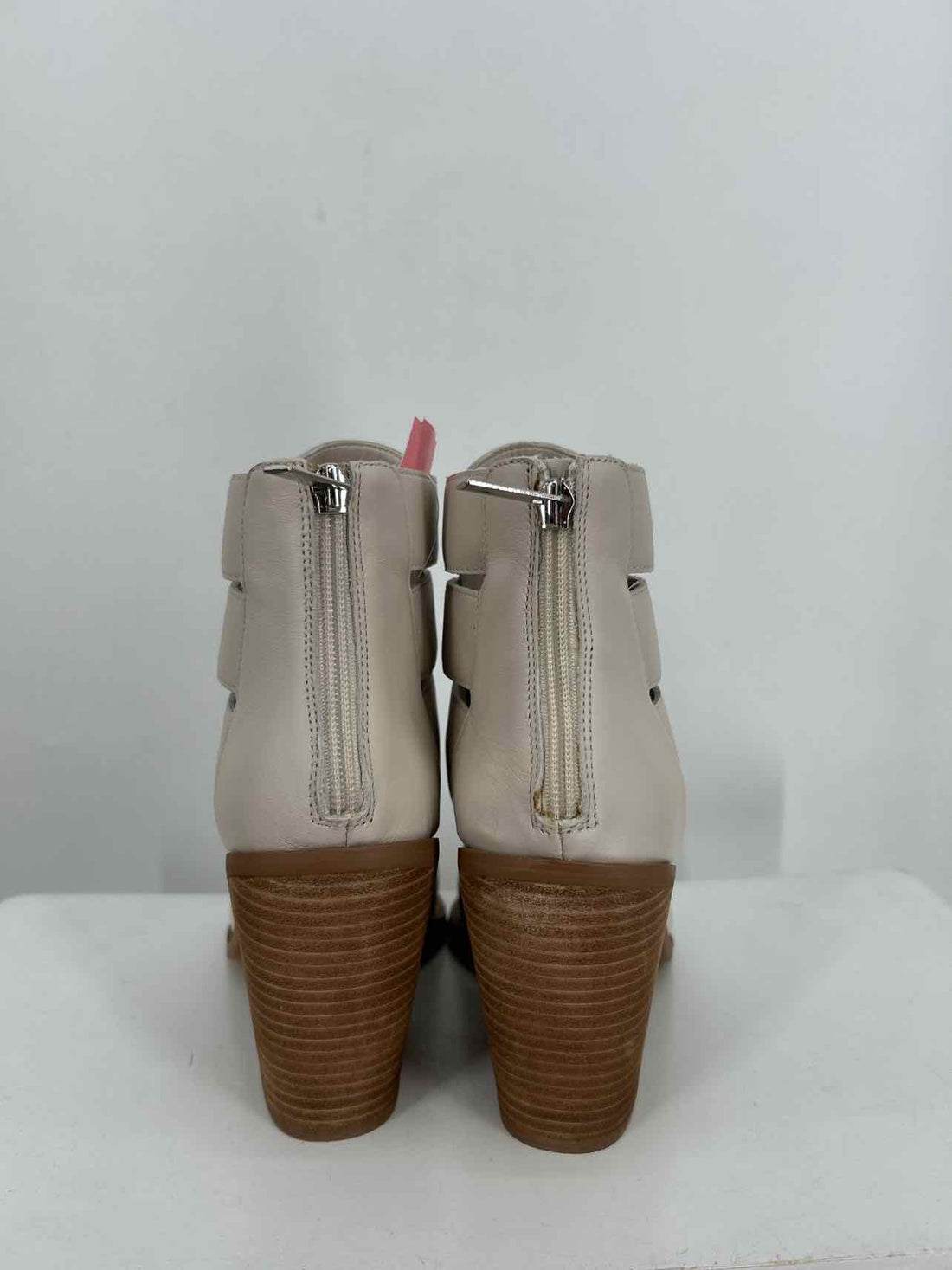 Steve Madden Women Size 8 Cream Genuine Leather Ankle Boot