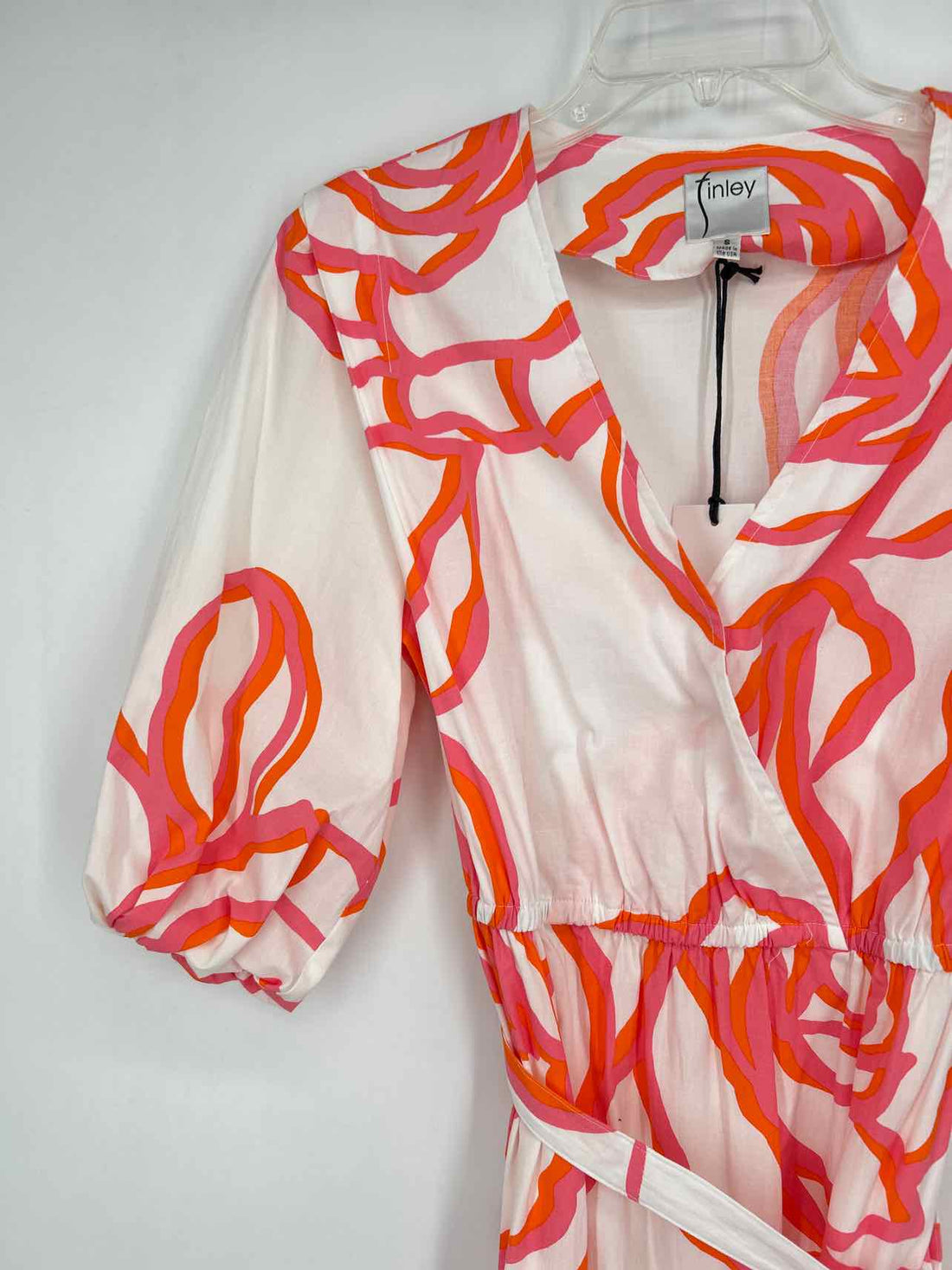 Tinley Size S White Print NWT Dress