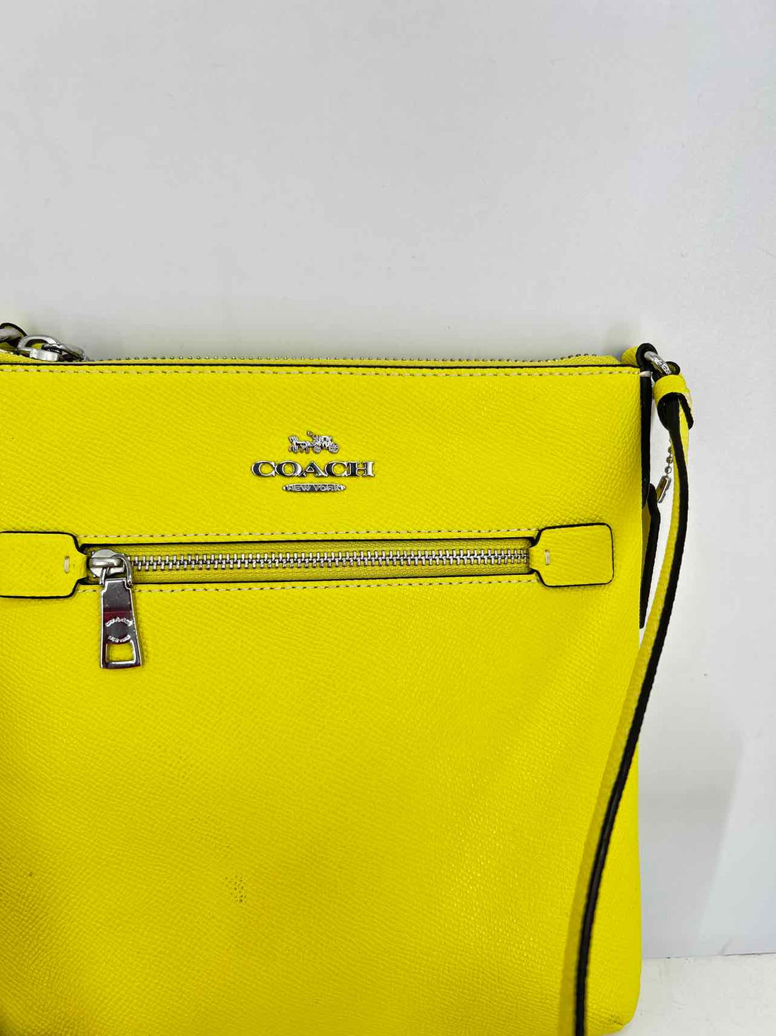 Coach Yellow Leather Crossbody