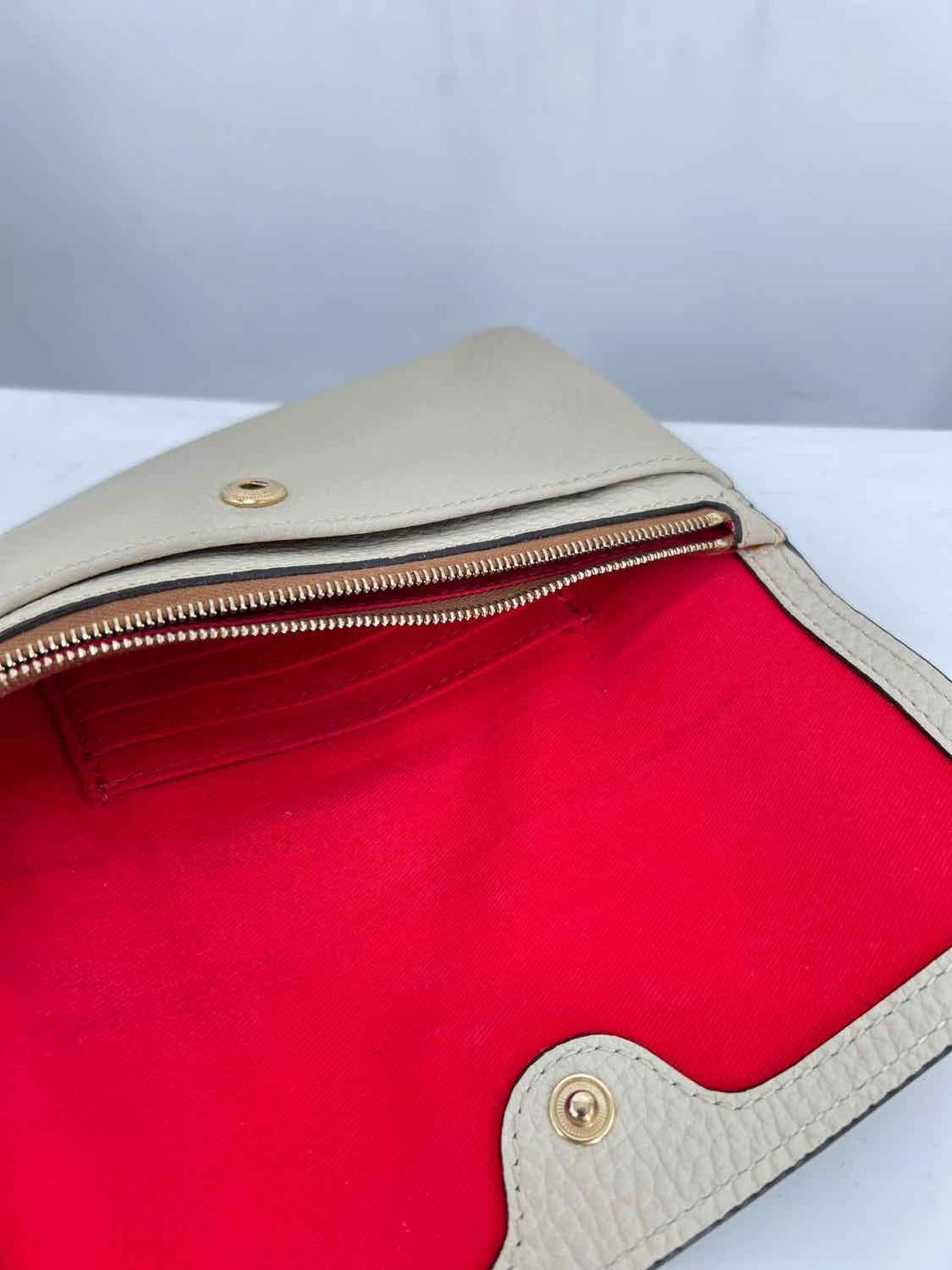 Dooney & Bourke Cream Wristlet Clutch