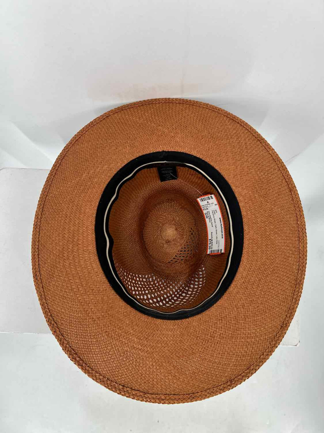Rag & Bone Size S/M Panama Straw Dark Straw Like New Hats