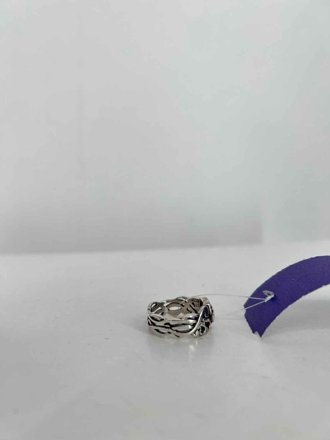 Harley Davidson Size 8 Sterling Silver Red Ring