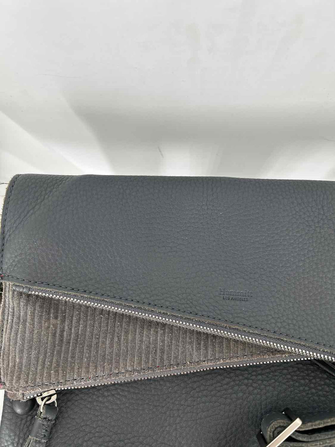 Hammitt Gray Pebbled Leather Crossbody