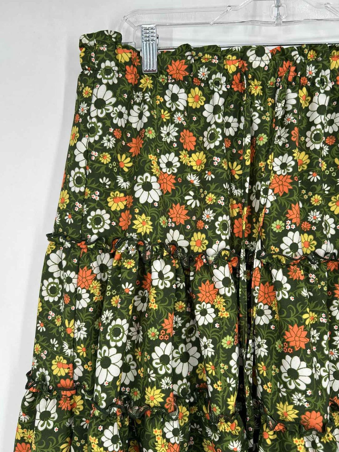 Nashalyly Size 2X Green Floral Skort