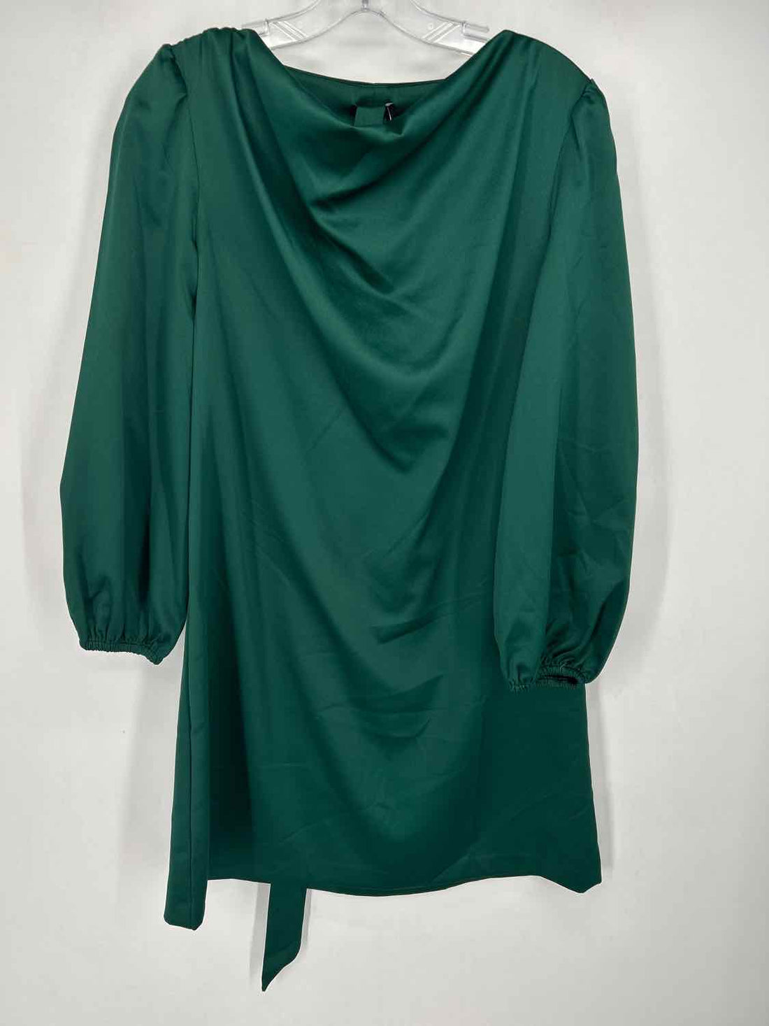 Ann Taylor Size SP Green Satin Dress