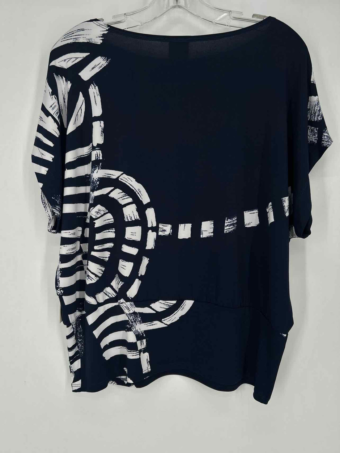 clara sun woo Size XL Navy & White NWT Short Sleeve