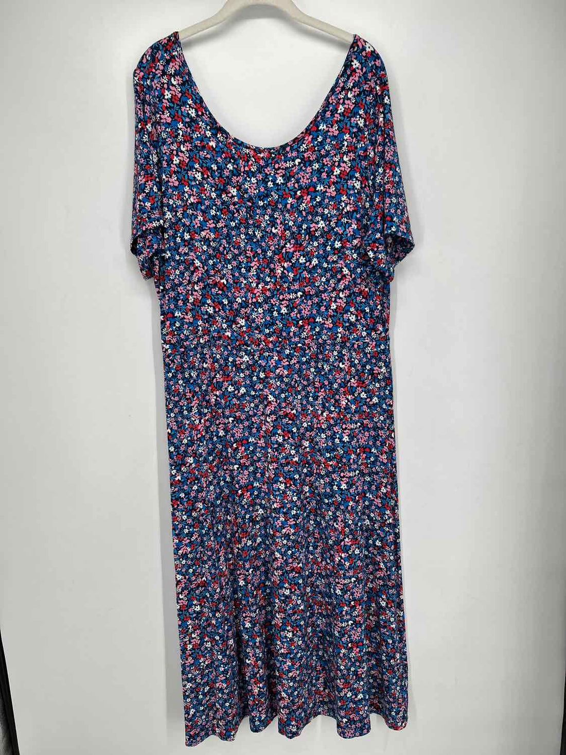 Draper James Size 1X Navy Floral Dress