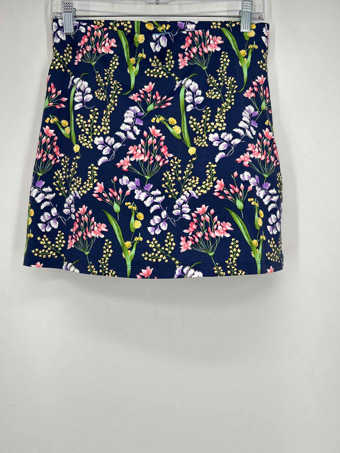 J McLaughlin Size S Navy Floral Skort