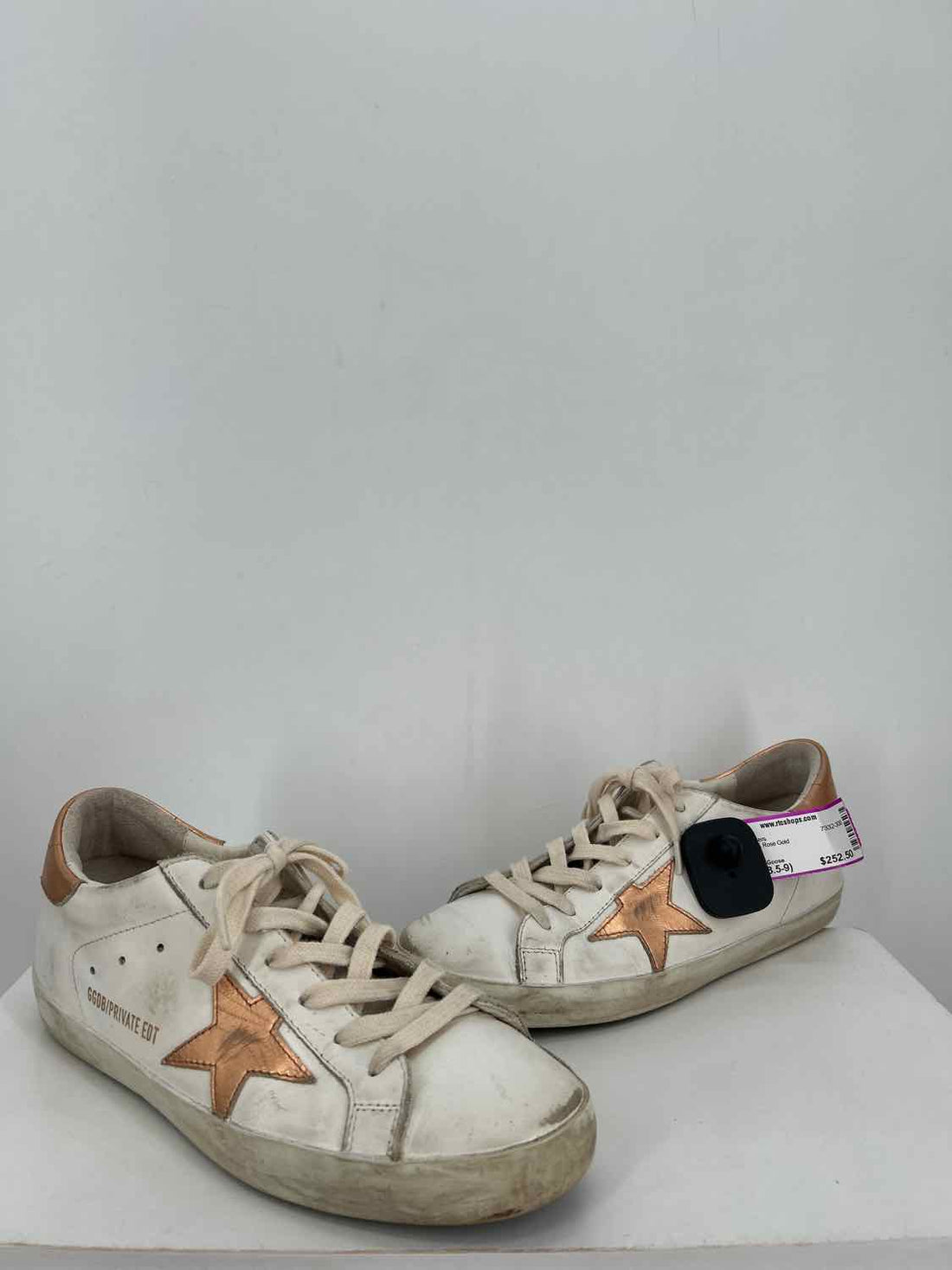 Golden Goose Women Size 39 (8.5-9) White & Rose Gold Sneakers