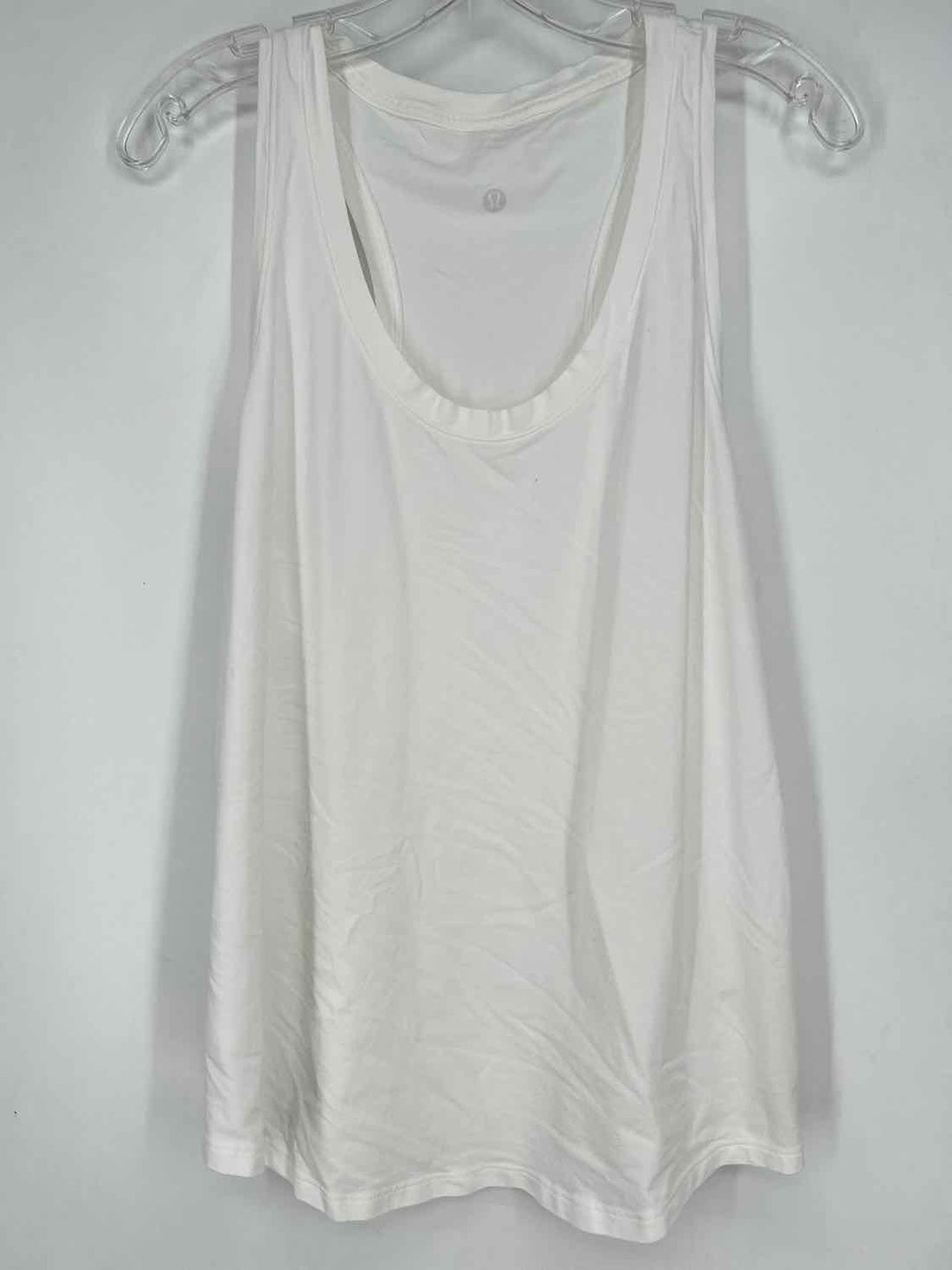 Lululemon Size L White Sleeveless Active Tops