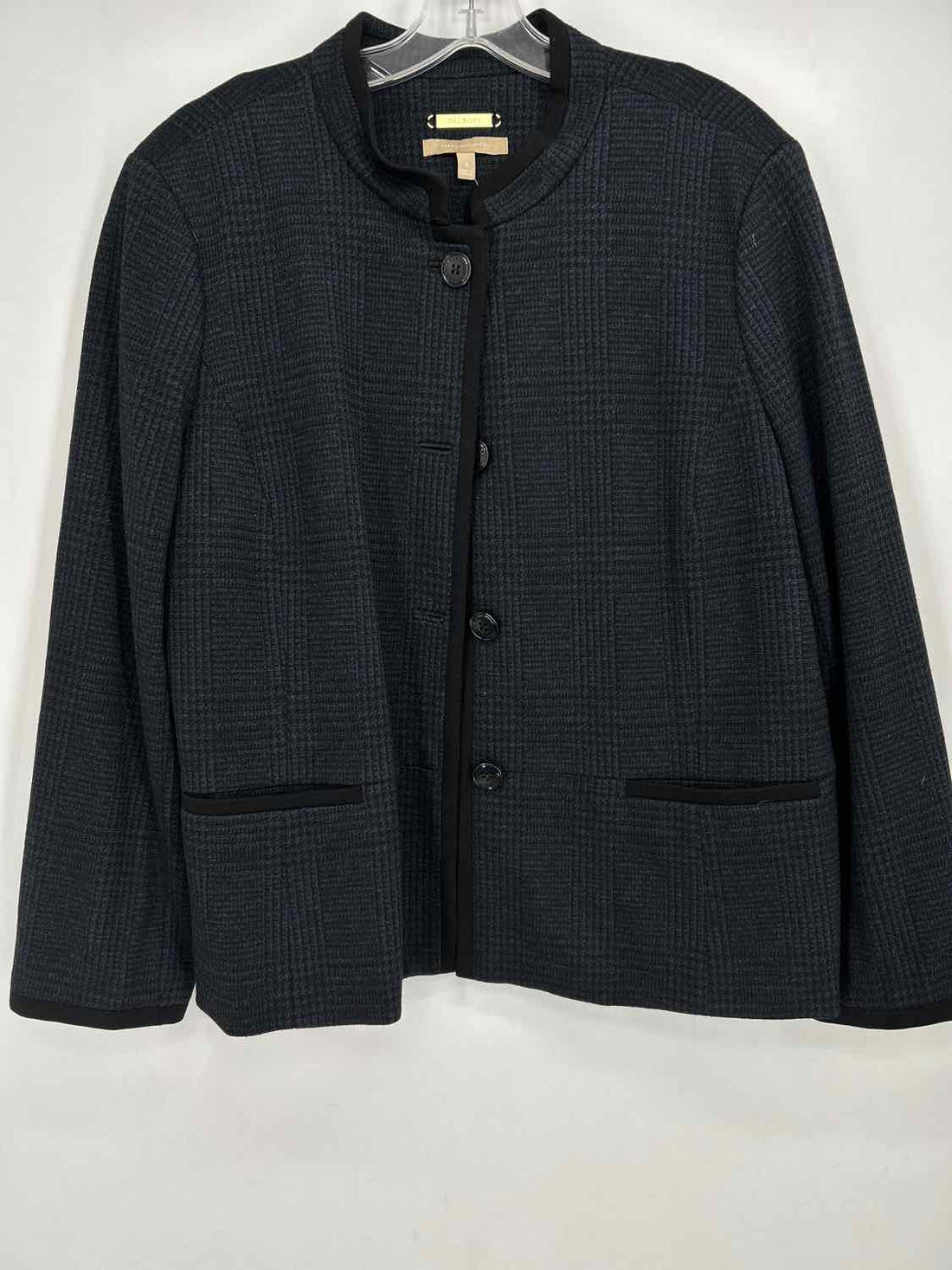 Talbots Size 18 Navy & Black Blazer