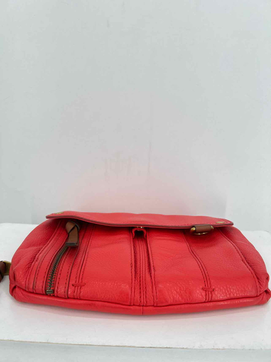 Fossil Red Leather Excellent Condition Crossbody