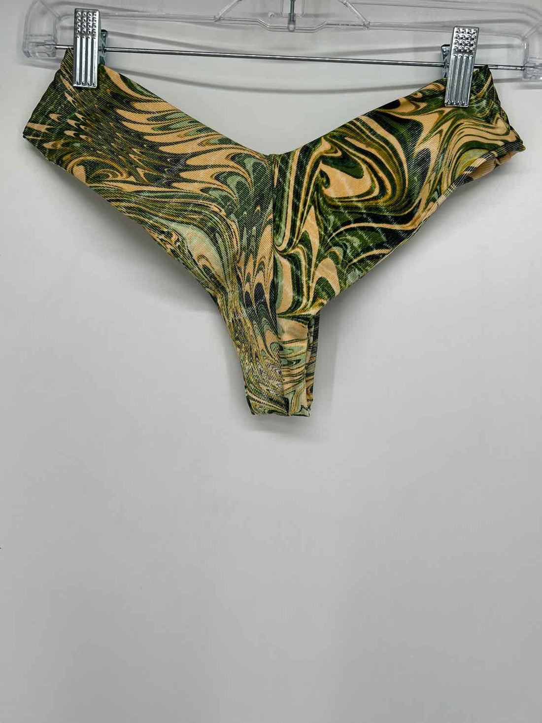 Skatie Size S Green Print NWT Swimsuit 2 Piece