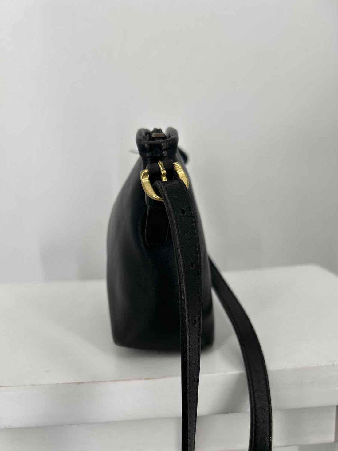 Coach Black Smooth Leather Crossbody