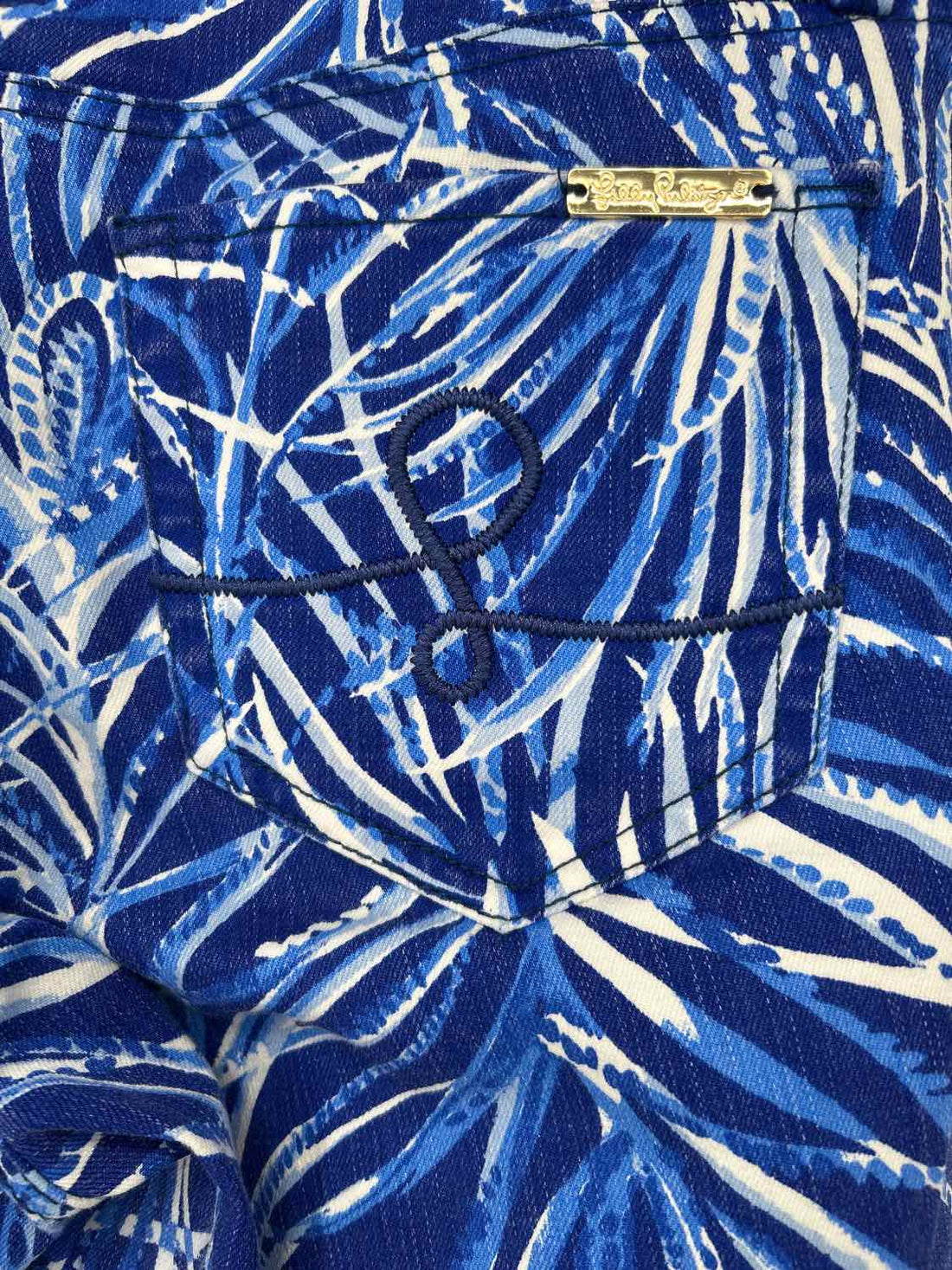 Lilly Pulitzer 4 Purple & White Print Lilly Pulitzer Pants