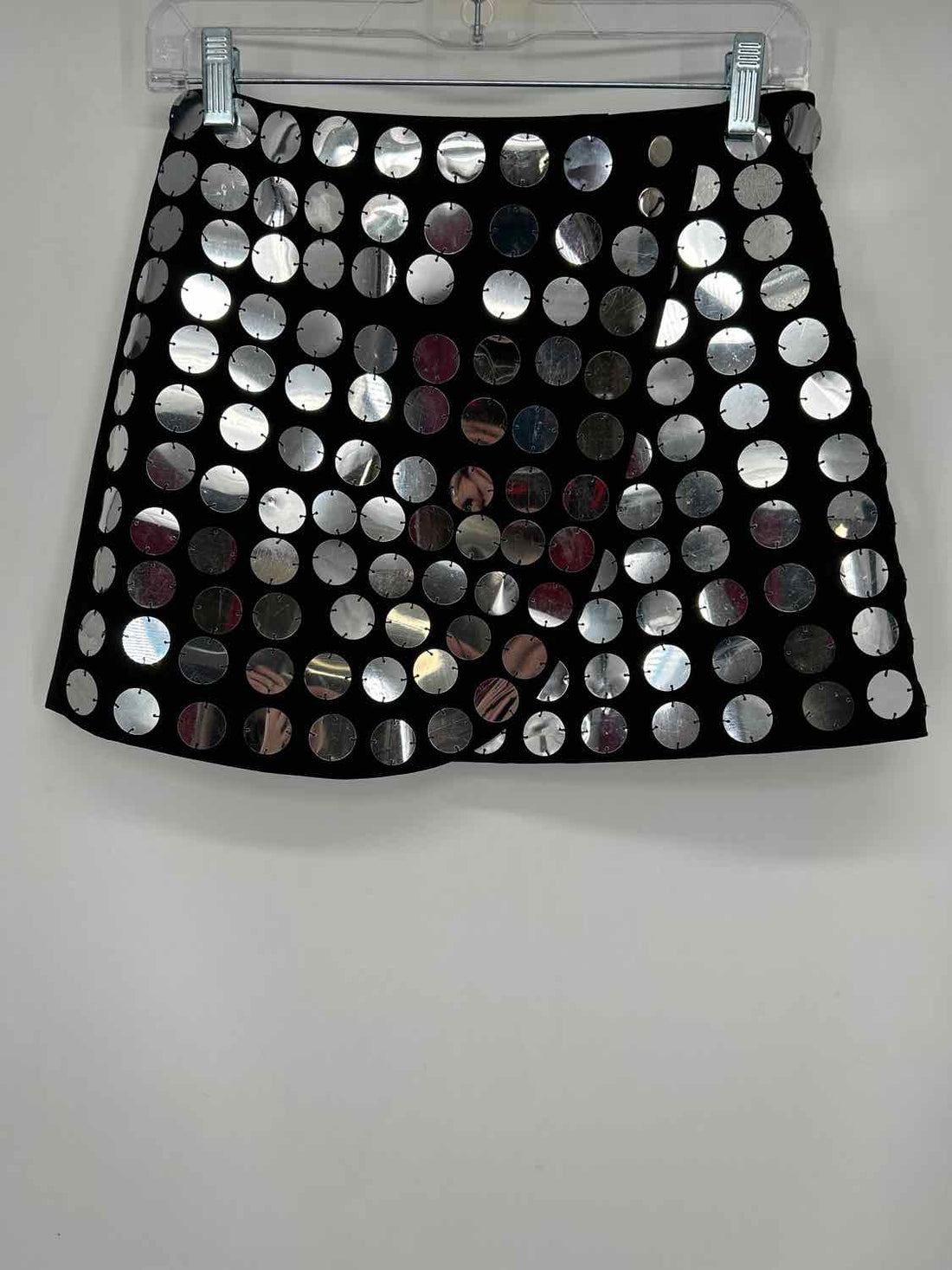 Fore Size S Black with Large Silver Sequins Skirts
