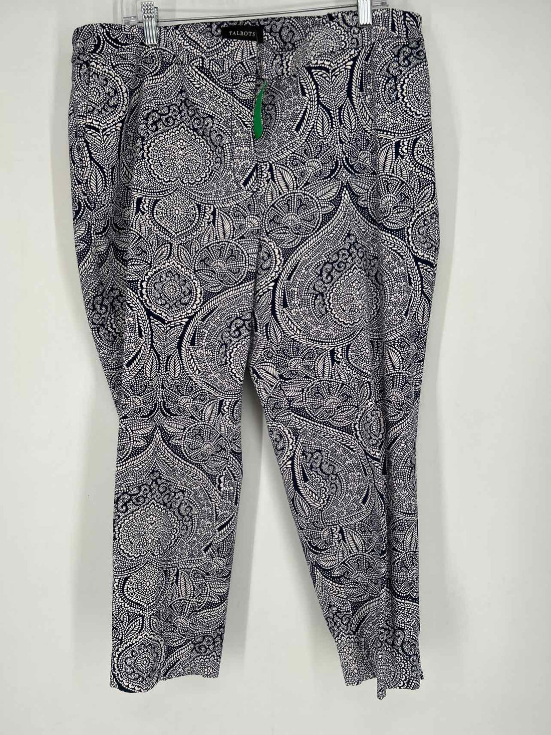 Talbots Size 22WP Navy & White Pants