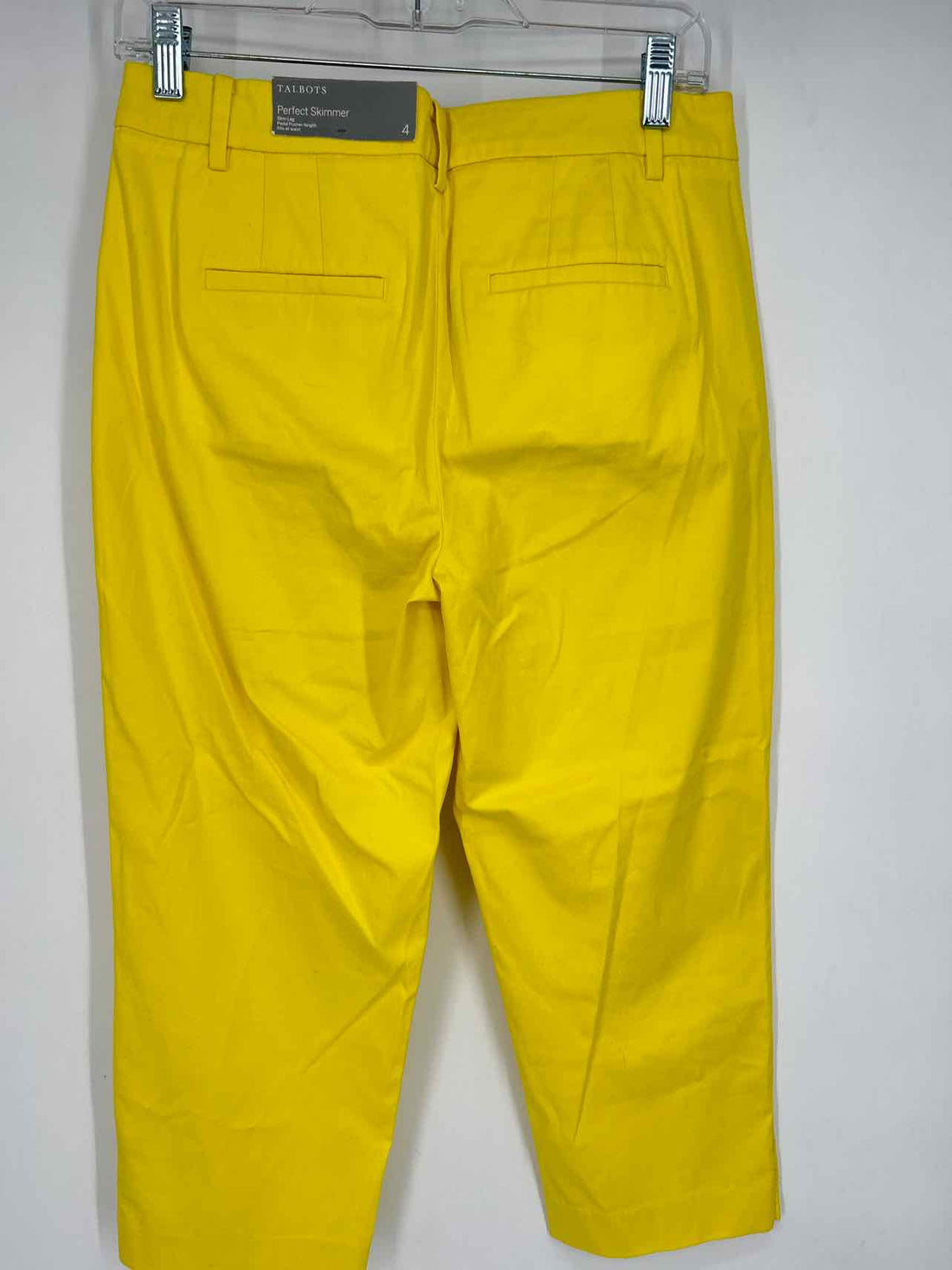 Talbots Size 4 Yellow NWT Pants