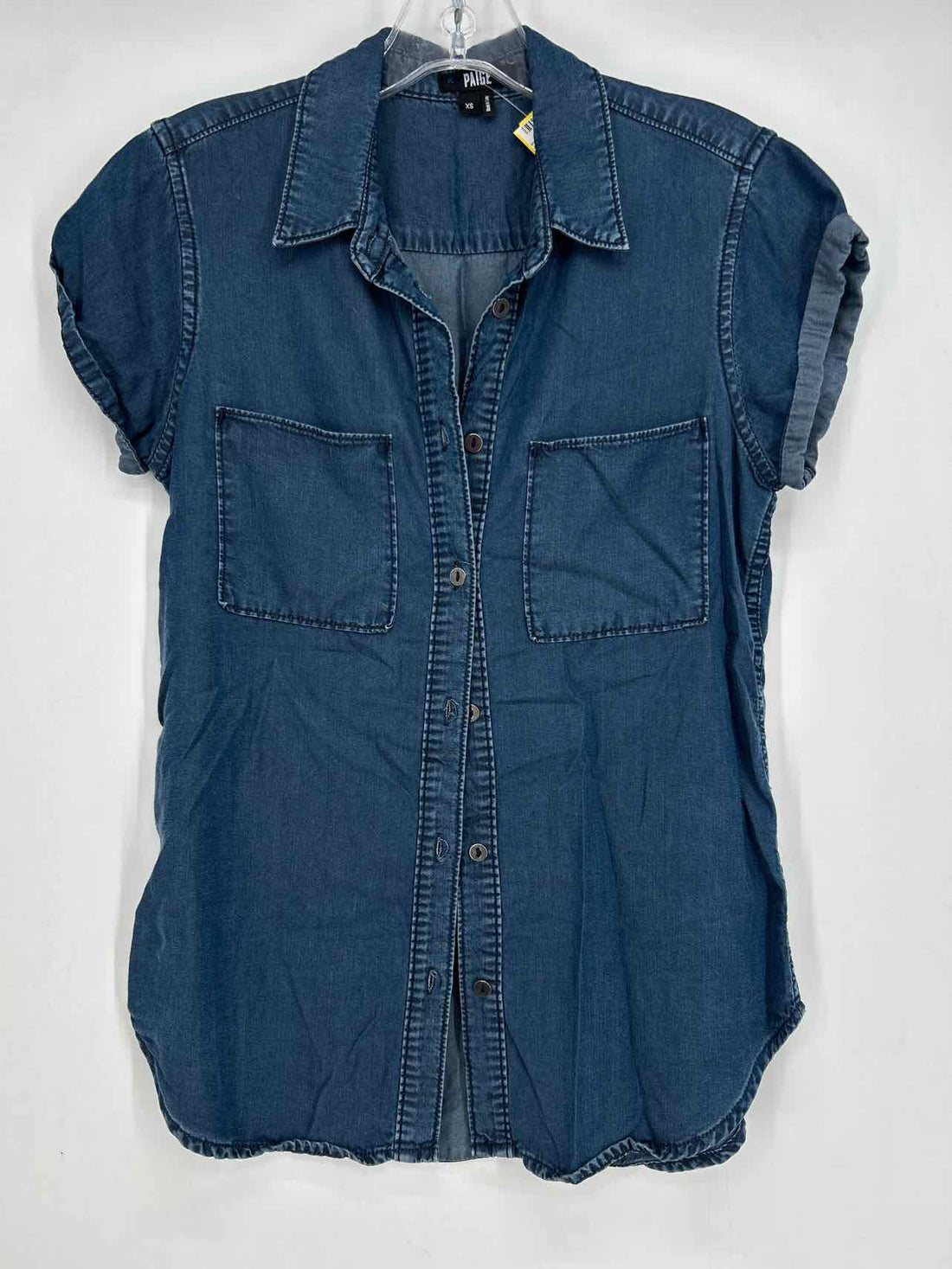 Paige Size XS Chambray Short Sleeve