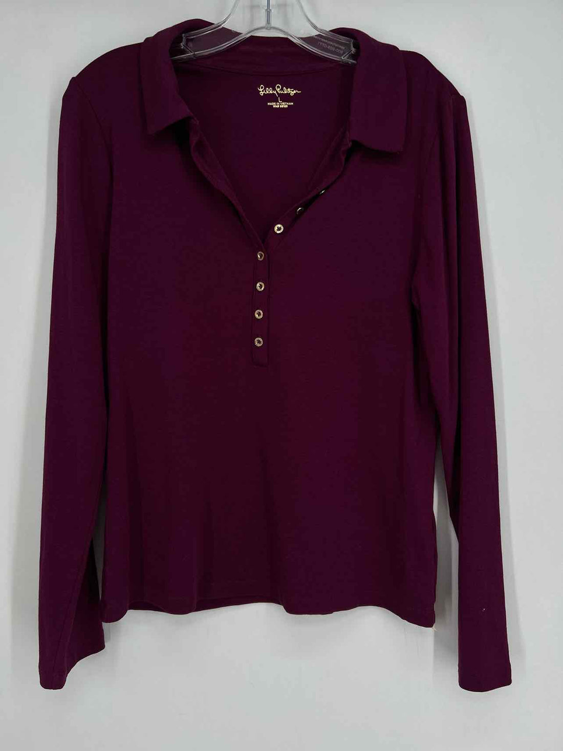 Lilly Pulitzer L Dark Purple Long Sleeve Lilly Pulitzer Top