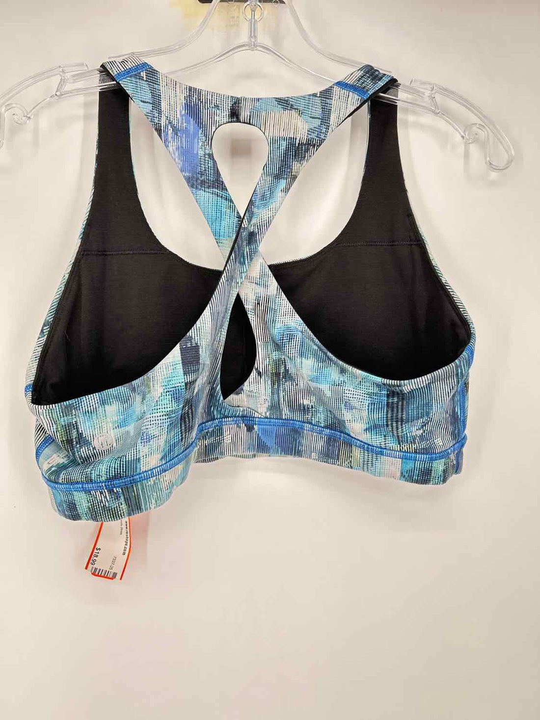 Lululemon Size 12 Blue Print Active Sports Bras