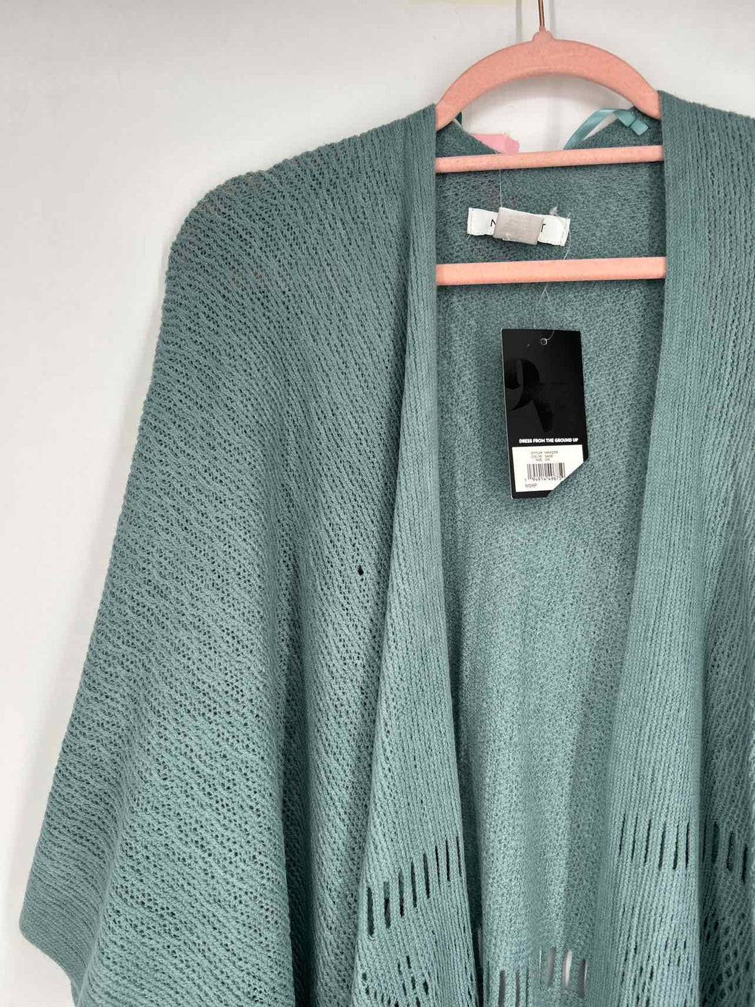 Nine West Size OS Dusty Blue NWT Cardigan