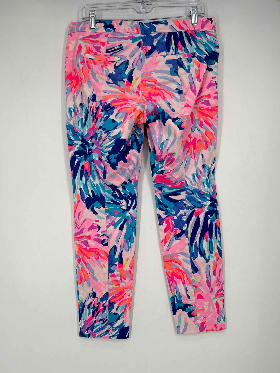 Lilly Pulitzer 8 Pink & Blue Floral Lilly Pulitzer Pants