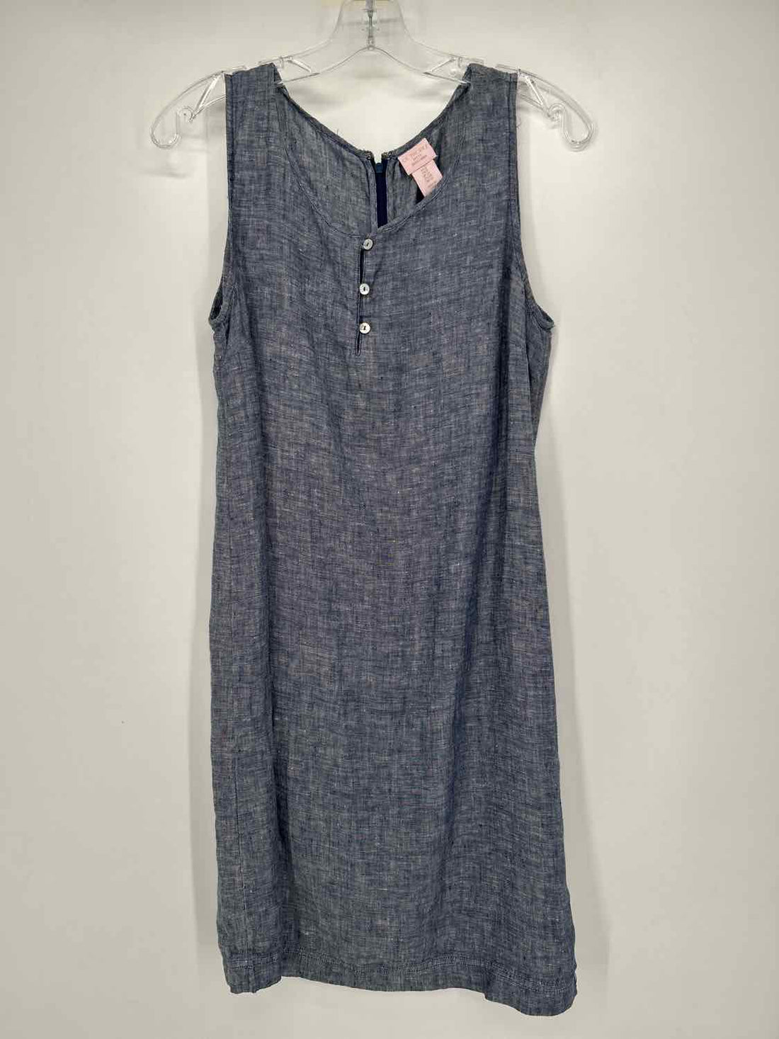 St Tropez West Size 8 Navy Linen Dress