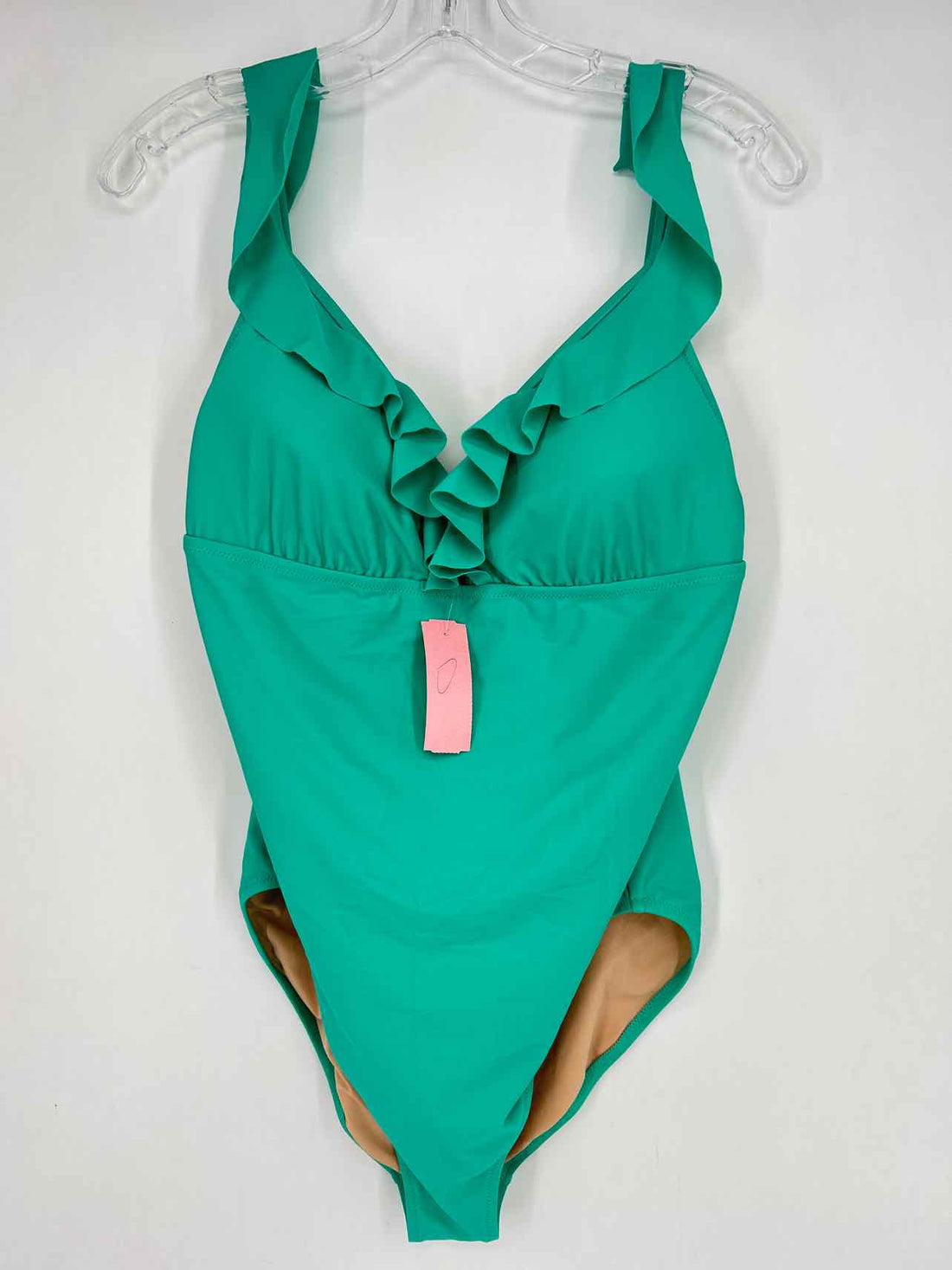 J Crew Size L Aqua Swimsuit 1 Piece
